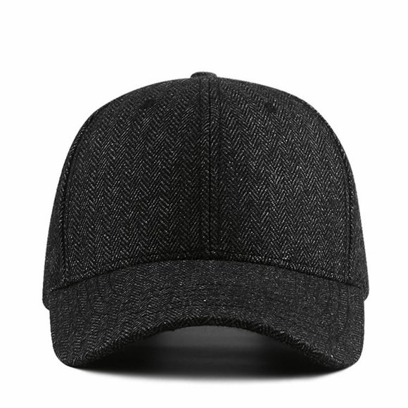 Other - Winter Dad Warm Felt Hats Big Head Man Wool Cap Male Plus Size Baseball Caps